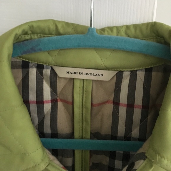 Burberry Green Quilted Utility Jacket - Picture 3 of 8